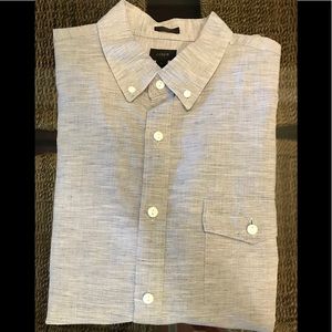 J. Crew Irish Linen Men Shirt Never Worn